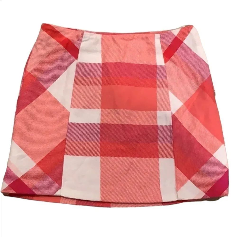 Pink and White Plaid Skirt - Gymboree